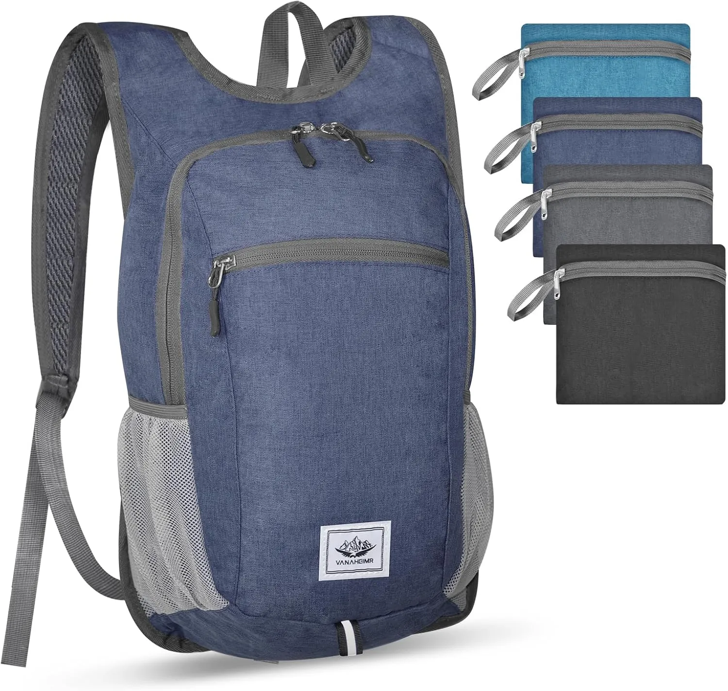 Hiking Backpack Small Lightweight Packable Foldable foldable backpack Packable Camping Hiking for Backpack (Dark Blue)