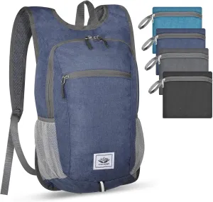 Hiking Backpack Small Lightweight Packable Foldable foldable backpack Packable Camping Hiking for Backpack (Dark Blue)