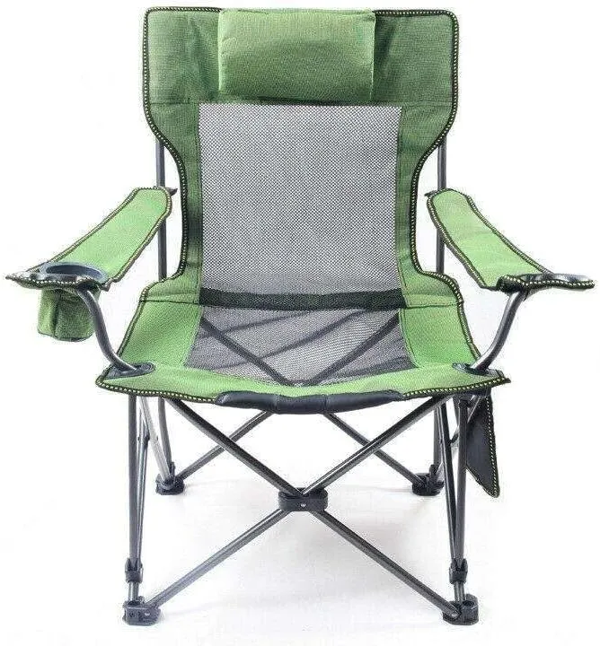 HJSQ Camping Chair, Green Camping Chairs Camping-Chairs Patio Furniture Outdoor Furniture Camping Accessories Patio Chairs Camping Gear Camping Chair Folding Chair Outdoor Chairs Camping Chairs
