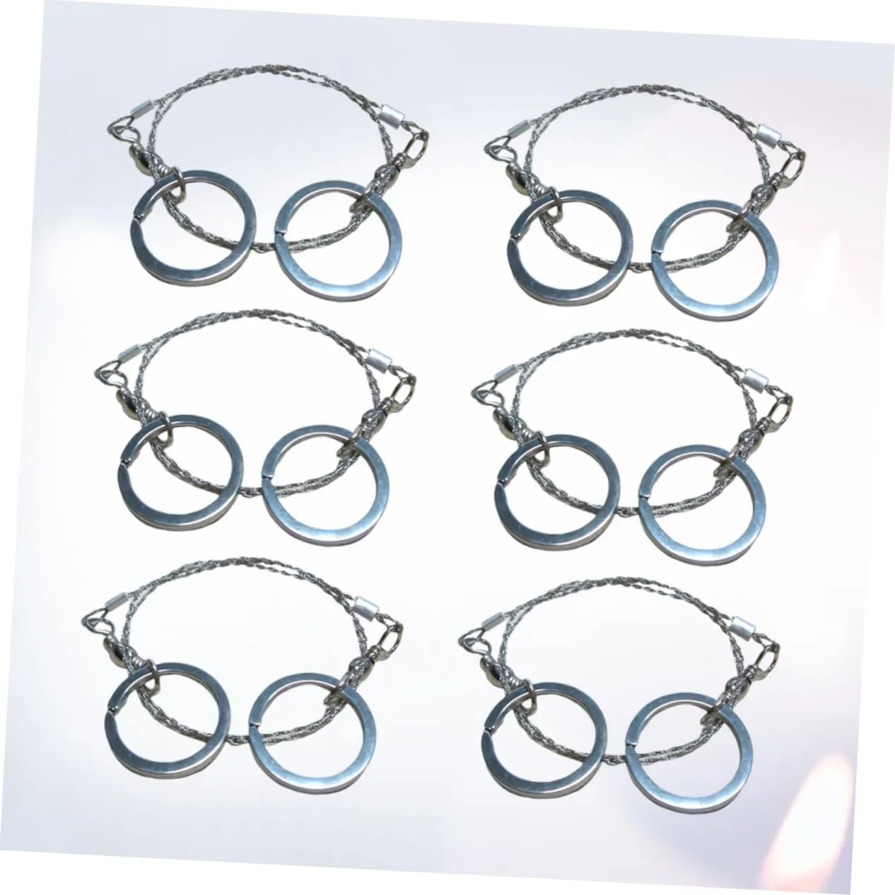Homoyoyo 6pcs Chainsaw Survival Universal Saw Outdoor Survive