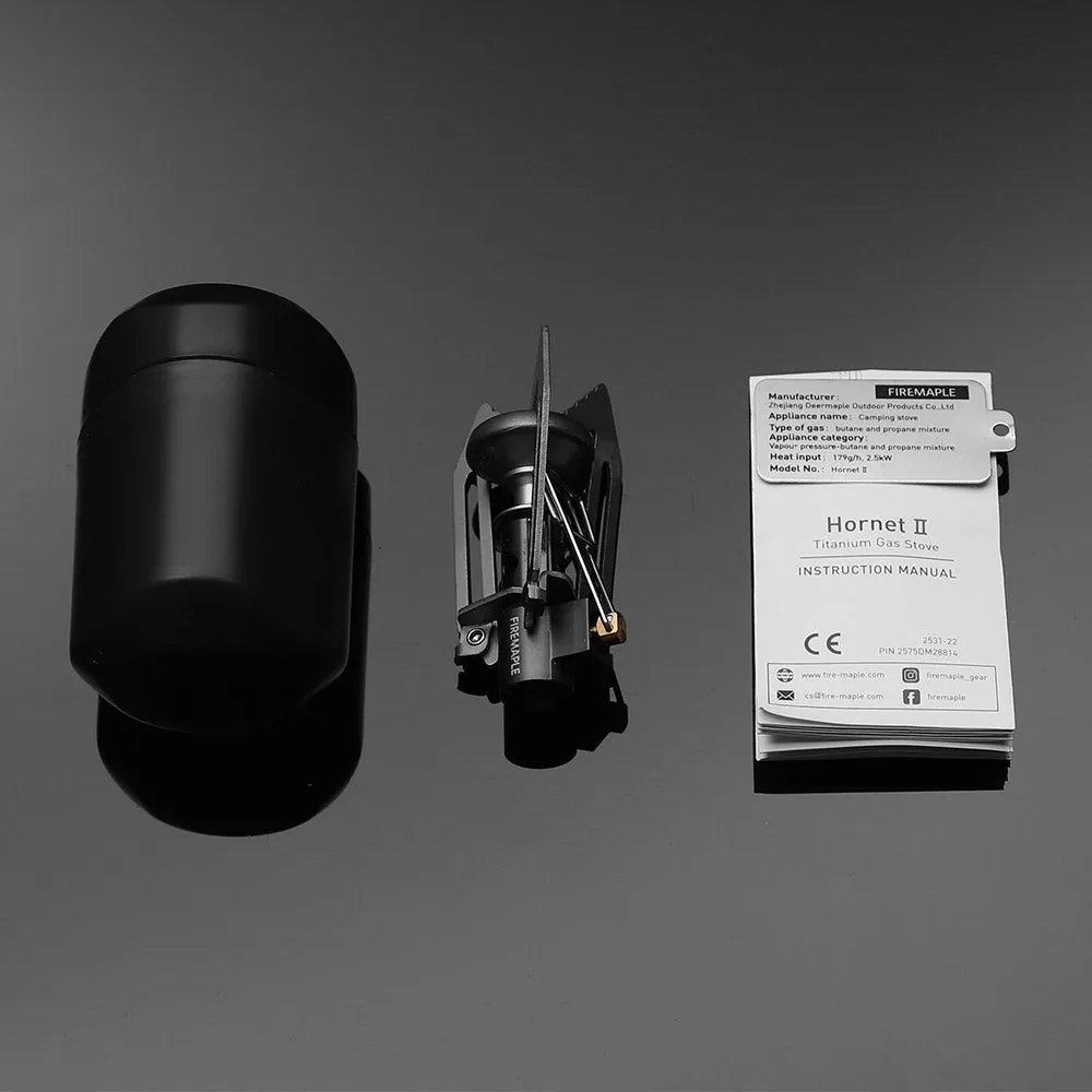 Hornet Ⅱ Titanium Gas Stove | 1.7oz | 2500W