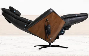 Human Touch Circa ZG Chair Zero Gravity Swivel Recliner with Heat and Air Massage - Espresso Leather