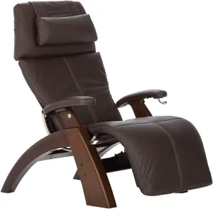 Human Touch Perfect Chair® PC-350 Classic Power Zero Gravity Leather Electric Recliner For Office, 3-Year Warranty, 46D x 32W x 46H Inch, Dark Walnut Espresso