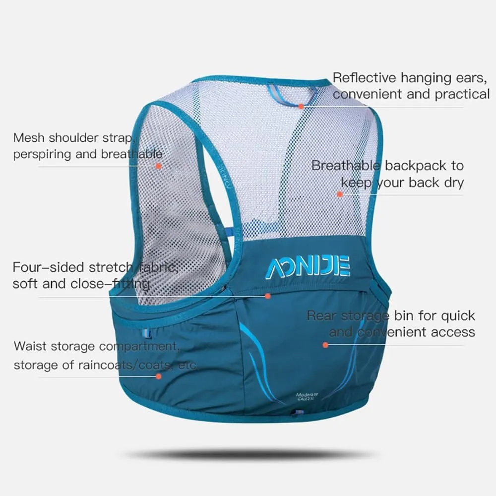 Hydration Backpack Vest Lightweight Breathable Hydration Pack for Running, Cycling, Hiking