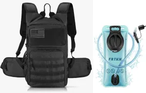 Hydration Backpack with 2L TPU Hydration Bladder, Lightweight Insulation Hydration Pack for Cycling, Hiking, Running, Climbing, Hunting, Biking