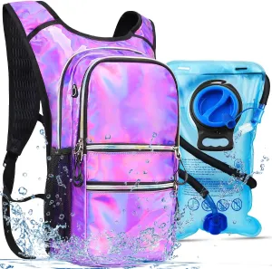 Hydration Pack, Water Backpack with 3L Hydration Bladder Lightweight Insulation, Festival Essential, Rave Hydration Backpack, Hydropack Backpack for Rave, Hiking, Biking, Running, Festival Gear