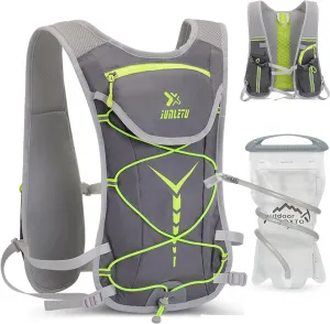 Hydration Pack with 2L Hydration Bladder – Rucksack, Water Backpack, Sports Vest, Hiking, Cycling, Climbing, Camping, Trail Running
