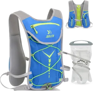 Hydration Pack with 2L Hydration Bladder – Rucksack, Water Backpack, Sports Vest, Hiking, Cycling, Climbing, Camping, Trail Running