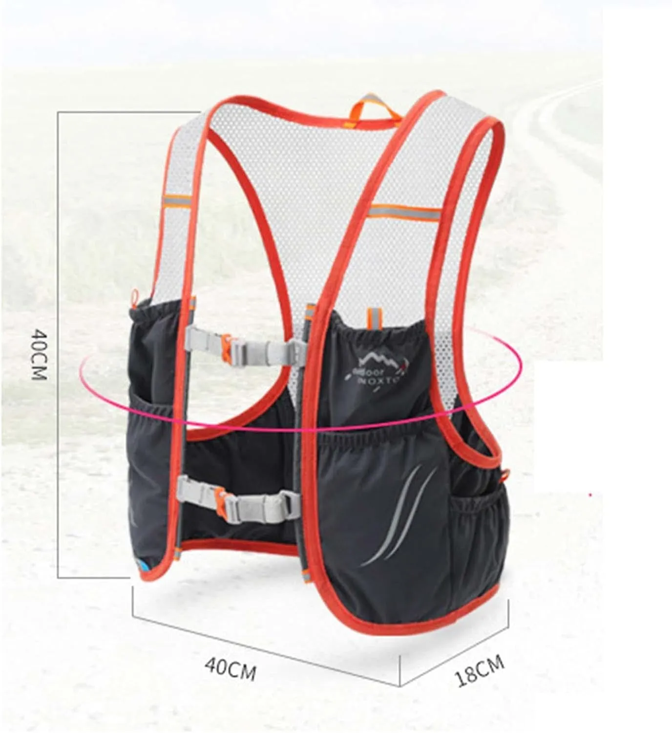 Hydration Vest Hydration Bag with2 Water Bladders Hydration Backpack Running Vest for Jogging Running Race Hiking Climbing