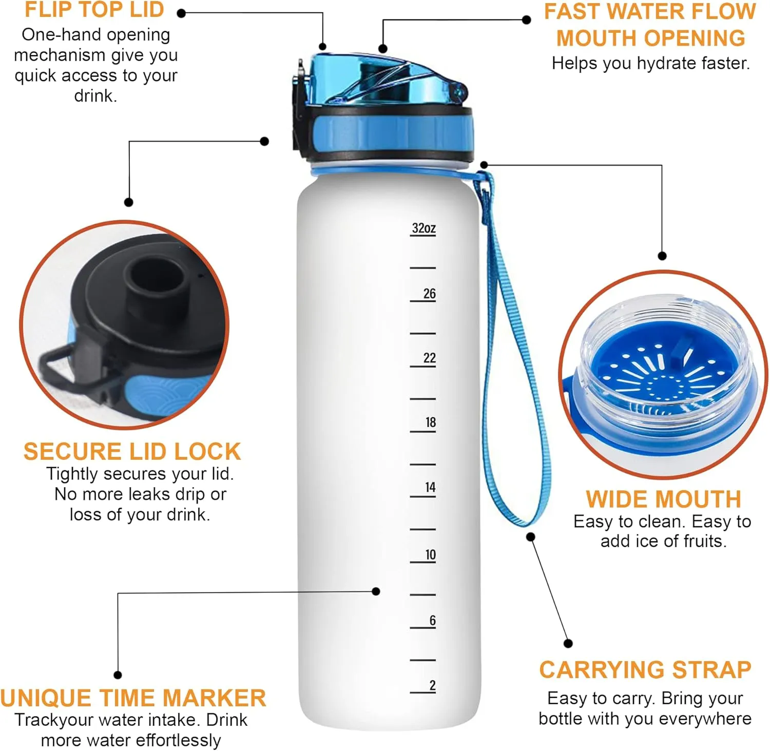 Hyturtle Personalized Photography Lovers 32 Oz 1Liter Motivational Water Bottle With Time Marker, Just A Girl Who Loves Photography, Camera Water Bottle Gifts For Women, Girl On Birthday, Christmas