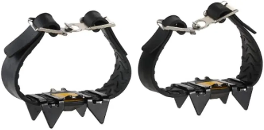 Ice Axe Ice Snow Shoe Nail Outdoor Climbing Rock Climbing Hiking Ice and Snow Winter Non-Slip Ice Clip Nail 4 Teeth