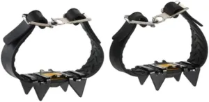 Ice Axe Ice Snow Shoe Nail Outdoor Climbing Rock Climbing Hiking Ice and Snow Winter Non-Slip Ice Clip Nail 4 Teeth
