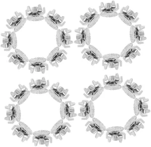 Ice Shoes Grippers 100pcs Spike Crampons for Shoes Replacement Studs for Winter Walking Safety