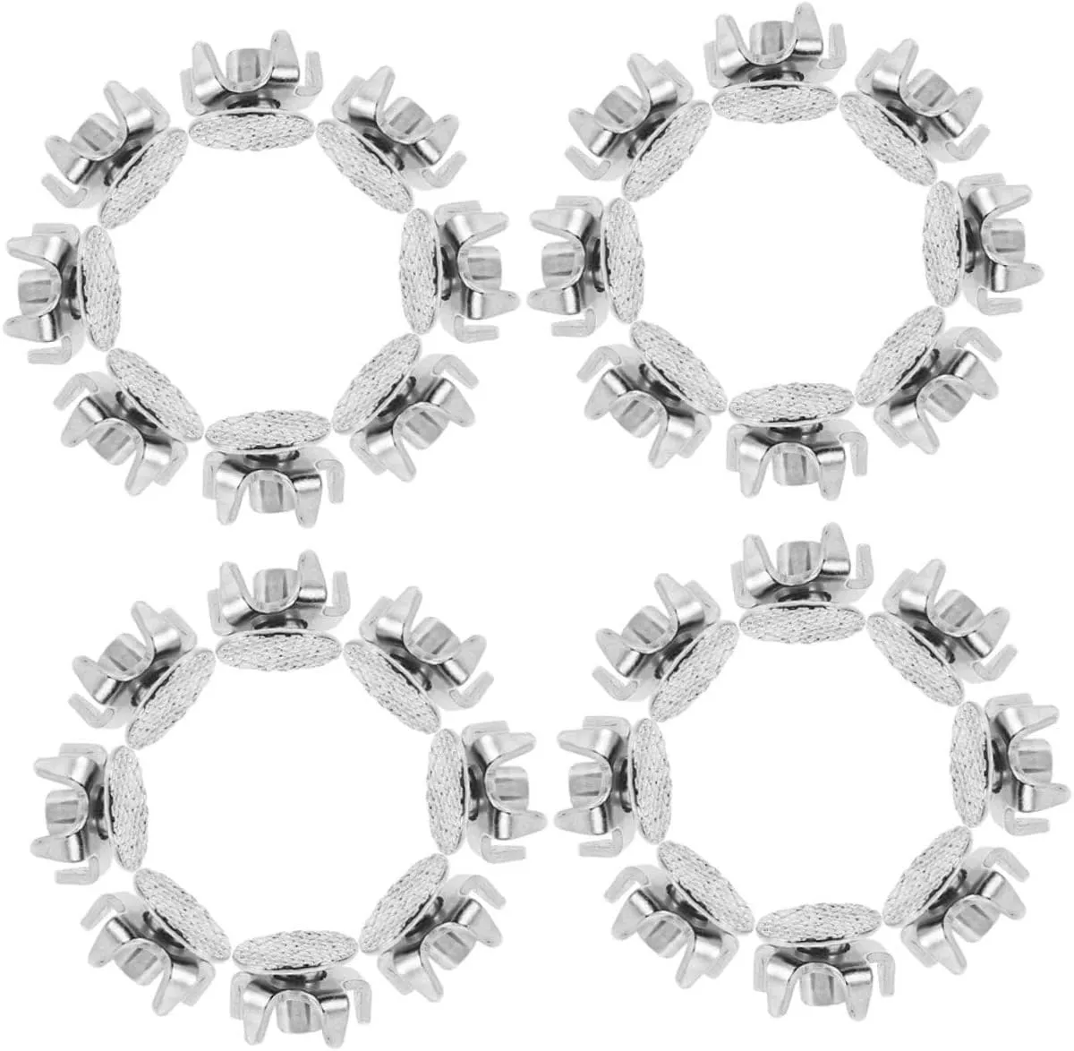 Ice Shoes Grippers 100pcs Spike Crampons for Shoes Replacement Studs for Winter Walking Safety