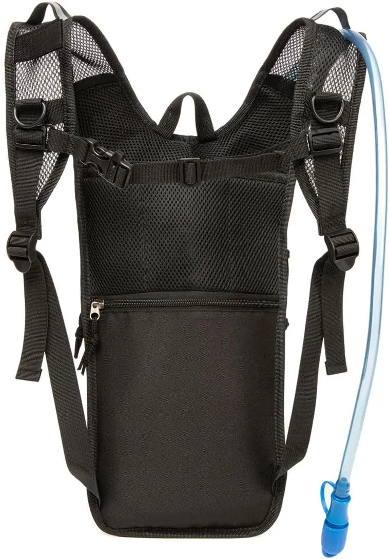 iHeartRaves Hydration Pack Cute Holographic Rave Water Backpack Hydropack 2 L - Raves, Music Festivals, Hiking, Running, Outdoor Activities, Exercise, Biking