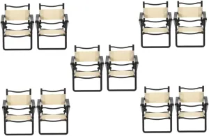 IMIKEYA 2sets 2pcs Miniature Beach Chair Foldable Dollhouse Decor Stylish Outdoor Furniture for Miniature Scenes Vibrant Design Enhances Realism Dollhouses 2pcs*2