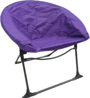 Impact Canopy Luna Lightweight Portable Folding Dorm Chair, Purple