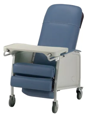 Invacare Traditional Three-Position Recliner, 19" Seat Width, 250 lb. Weight Capacity, Blue Ridge, IH6074A/IH61
