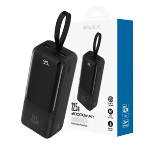 iQuick Digital Display Power Bank 30000mAh 22.5W