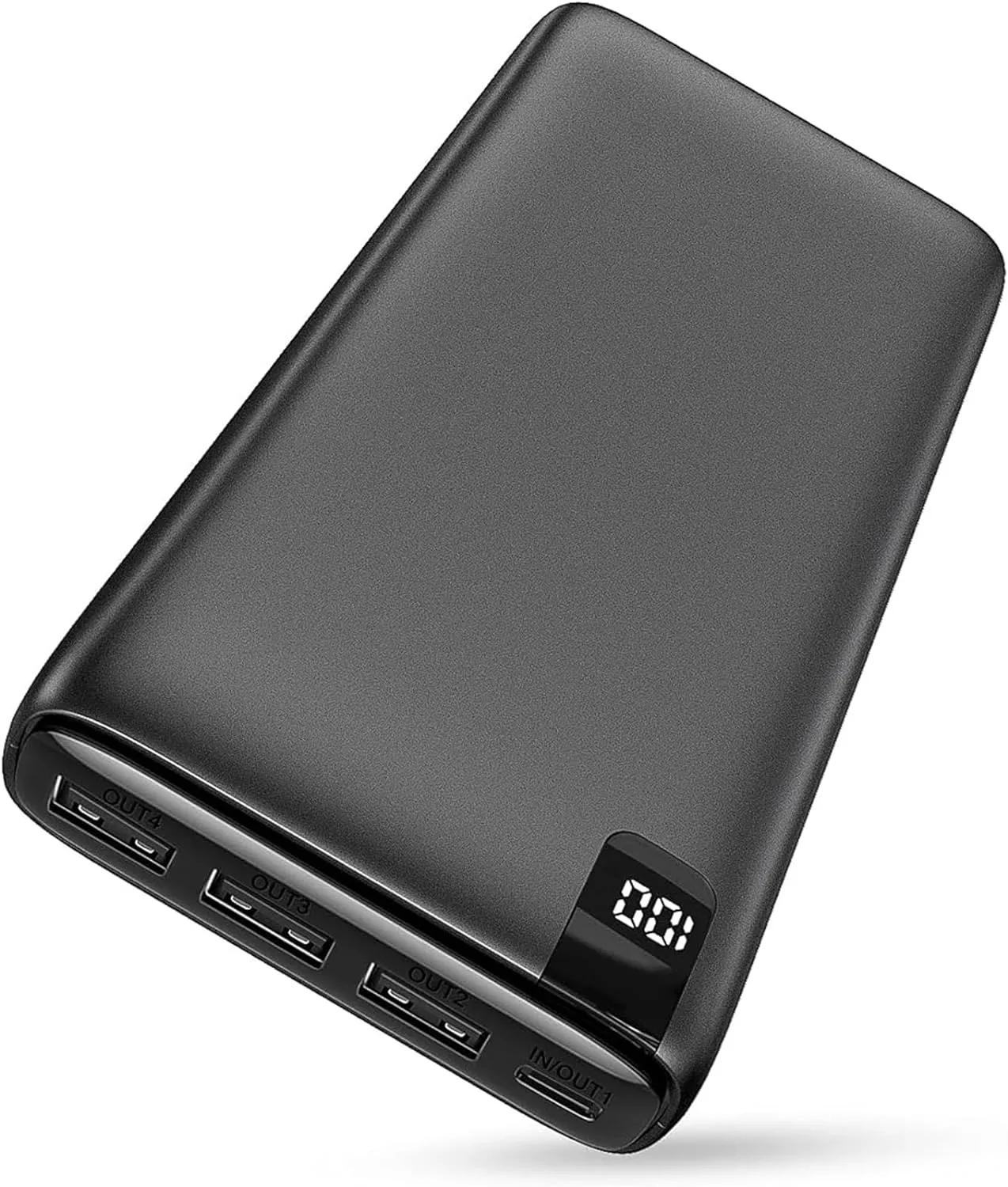 IXNINE Power Bank 26800mAh Portable Charger, High Capacity Phone Charger Compact External Battery Pack with LED Display and 4 Fast Charging Outputs for Cellphone Tablet