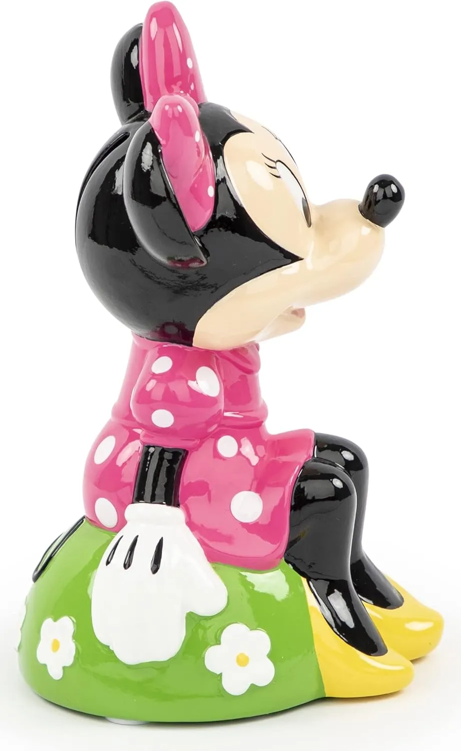 Jay Franco Disney Minnie Mouse Ceramic Coin Bank – Kids Décor Money Saving Piggy Bank