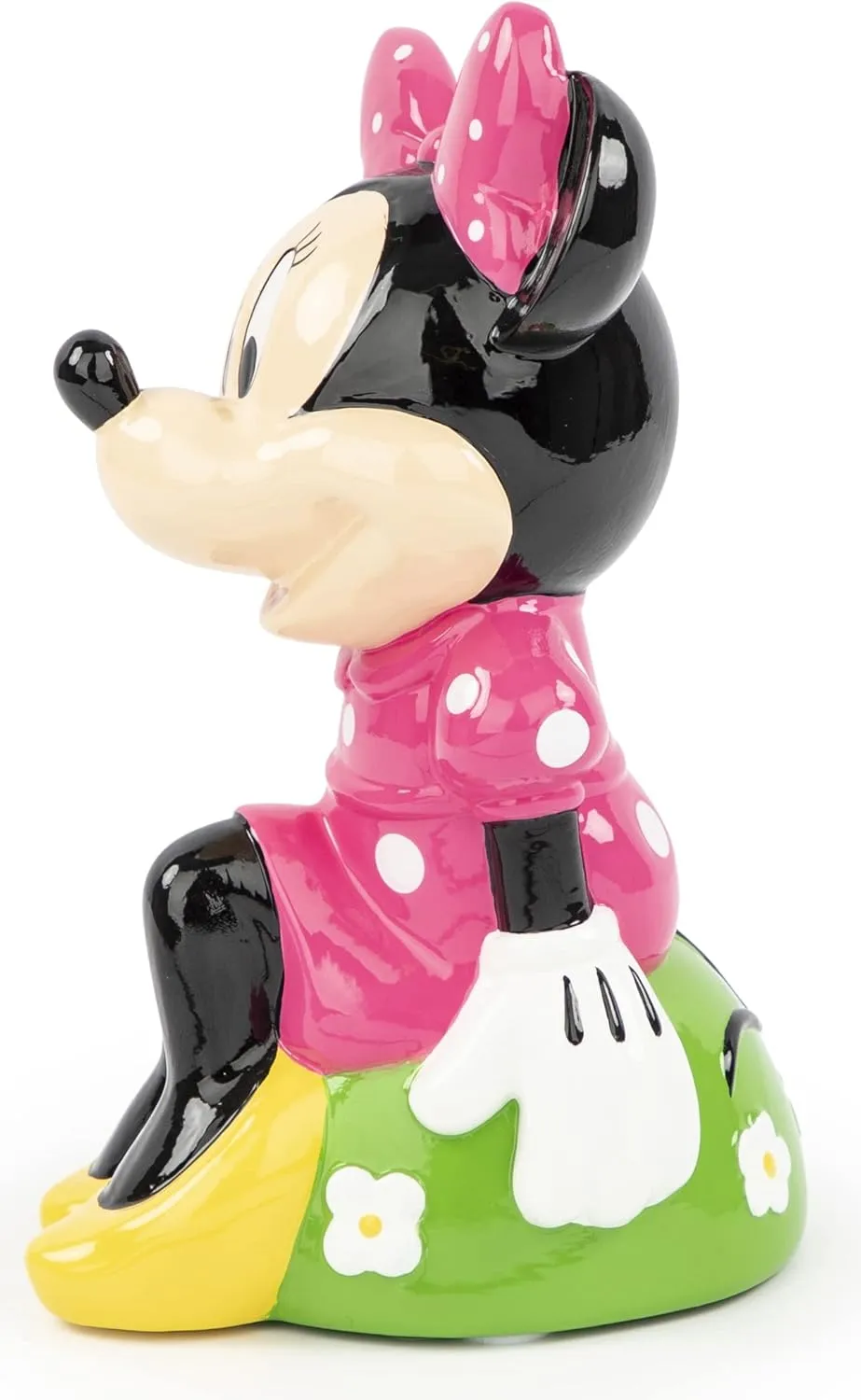 Jay Franco Disney Minnie Mouse Ceramic Coin Bank – Kids Décor Money Saving Piggy Bank