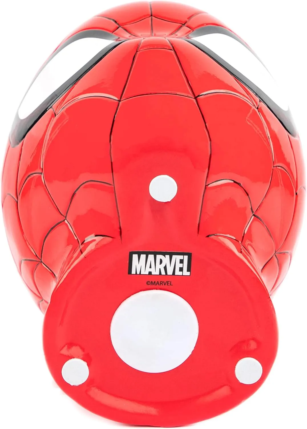 Jay Franco Marvel Spiderman Ceramic Coin Bank - Kids Decor Money Saving Piggy Bank (Official Marvel Product)