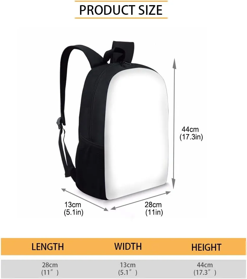 JooMeryer Wolf Backpack for Kids, School Bag Daypack Bag Book Bags Travel Backpack Rucksack Knapsack for Men Boy,Blue Lightning Wolf