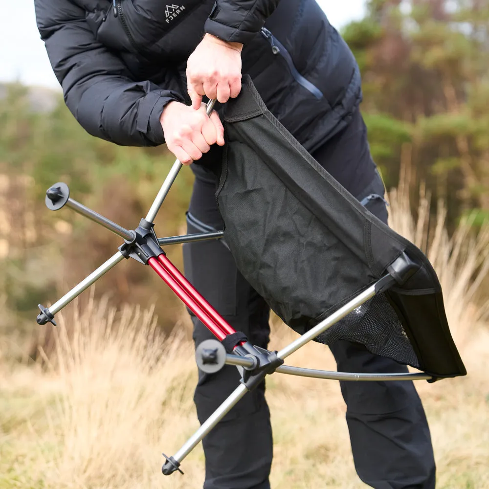 Jättebra Lightweight Camping Chair (Black)
