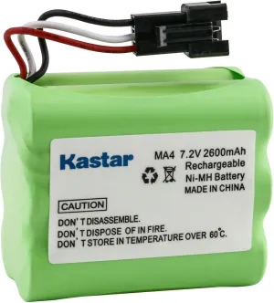 Kastar 1-Pack Ni-MH Battery 7.2V 2600mAh Replacement for Tivoli PAL iPAL Radio Audio MA-4 Replacement Battery, Tivoli PAL iPAL PAL BT PAL  Radio Audio MA4 / MA-4