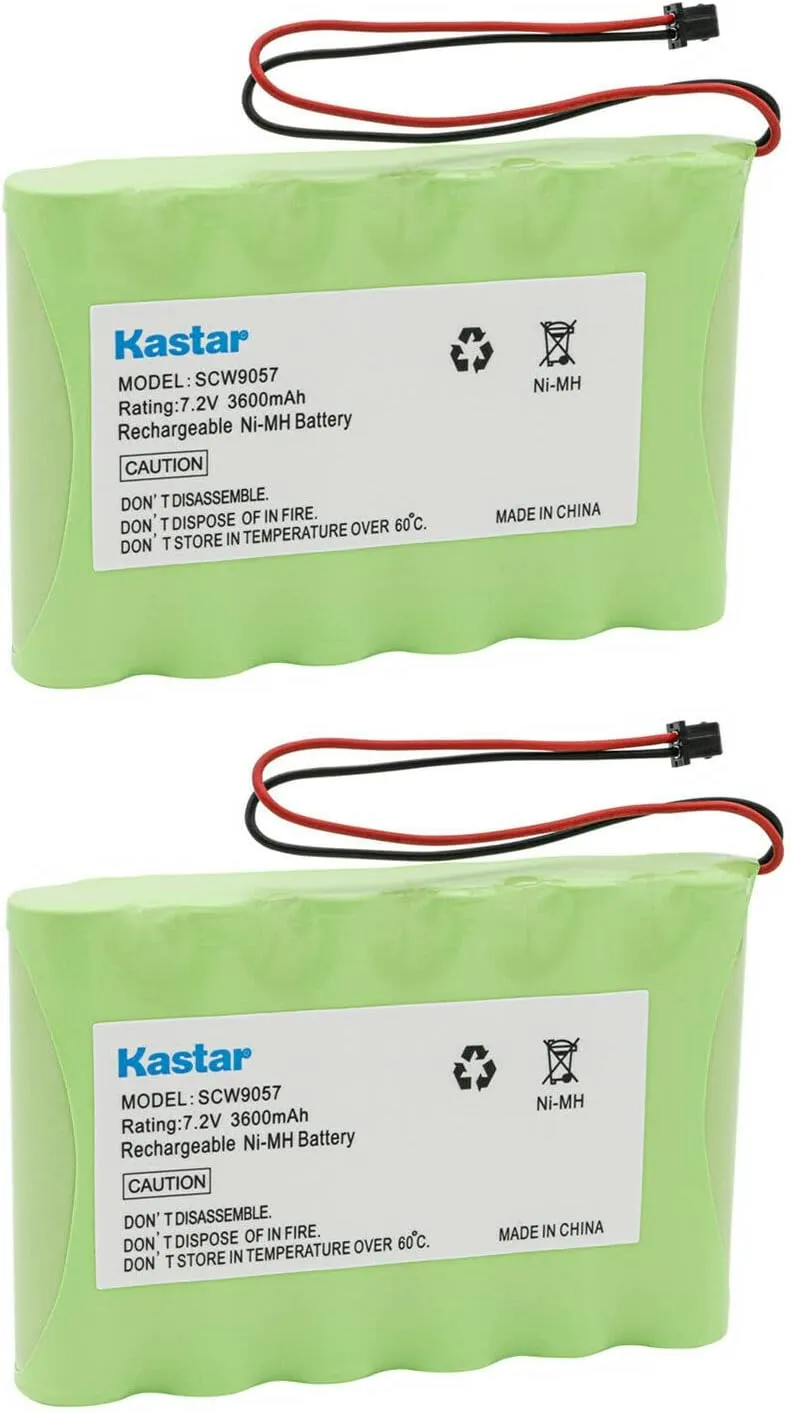 Kastar 2-Pack Battery Replacement for ADT 17000145 17000152 Impassa Wireless Alarm Systems, DSC 6PH-H-4/3A3600-S-D22 DSC Impassa SCW9055 SCW9057 BH7236-SS Self-Contained 2-Way Wireless Security System