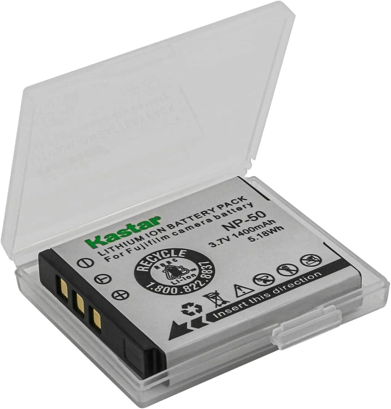Kastar NP-50 Battery 4-Pack Replacement for Lectrosonics LB-50 Battery, Lectrosonics SSM Transmitter & IFBR1B Receiver, IFBR1B Bodypack Receiver, Lectrosonics 40117 Camera
