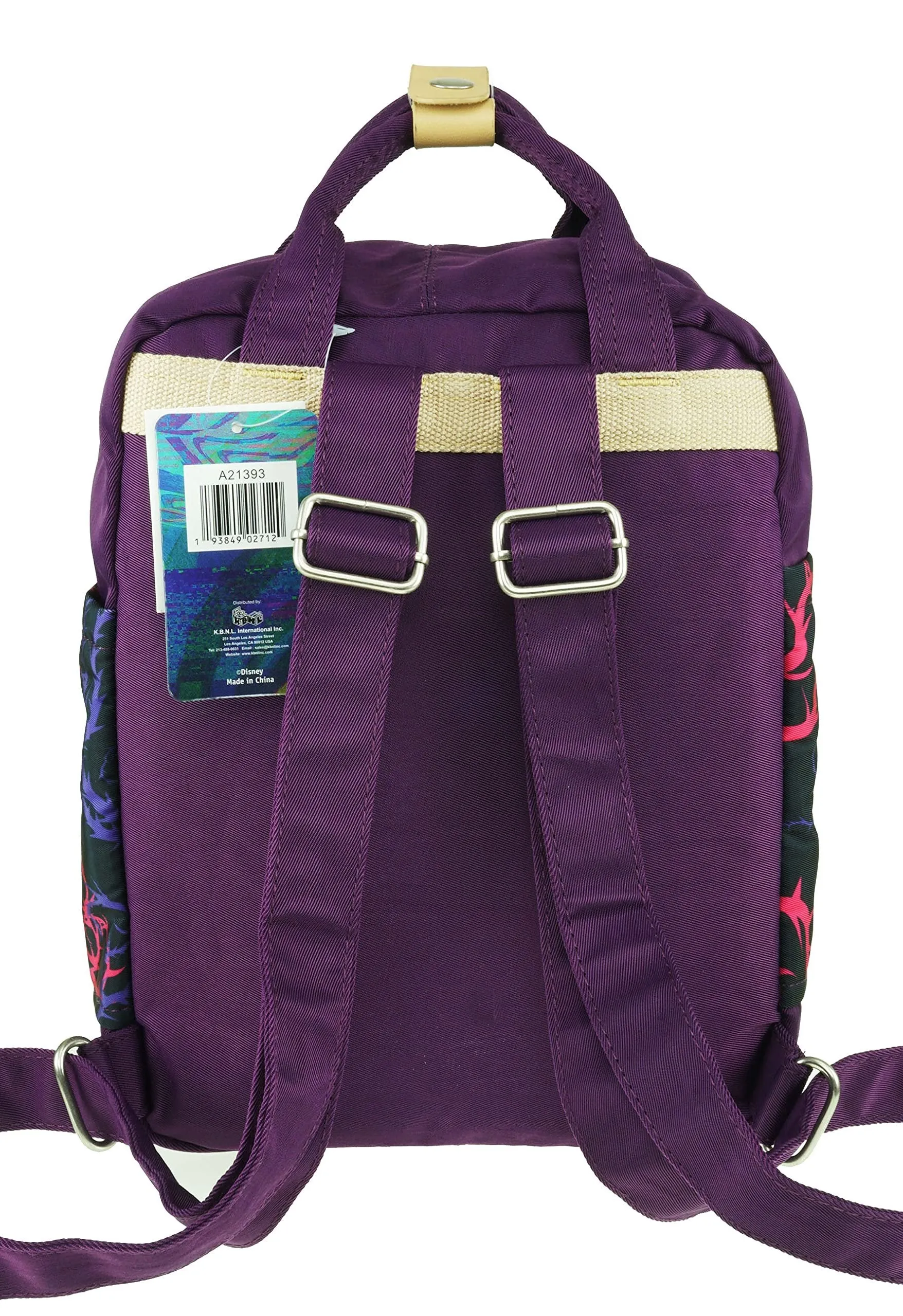 KBNL Disney Maleficent 12" Nylon Mini Backpack