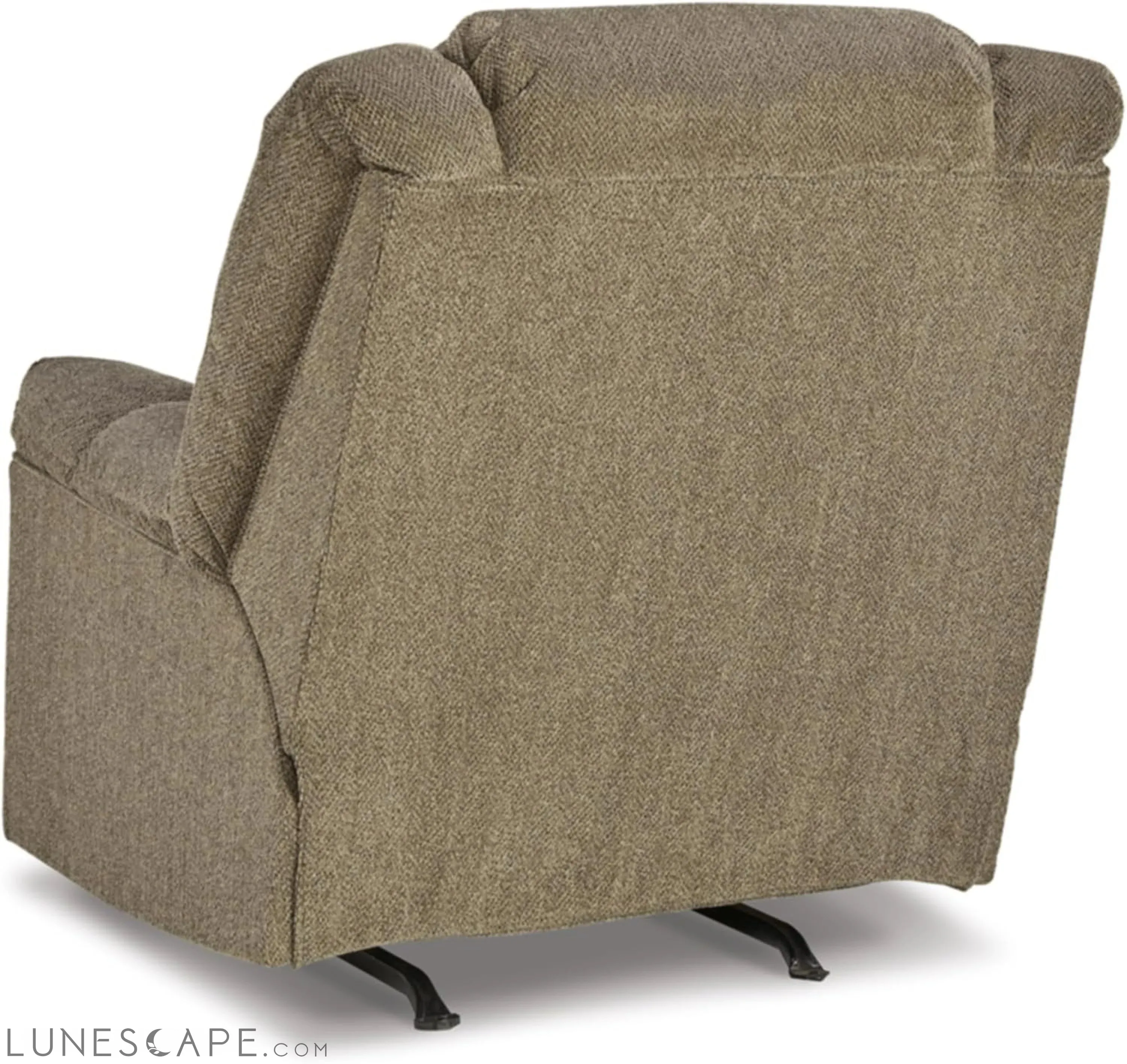 Kegler Contemporary Tufted Manual Rocker Recliner, Light Brown