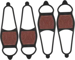 KESYOO 2pairs Outdoor Ice Climbing Shoes Cover Double-Sided Coarse Sand - Crampons for Hiking Walking Jogging and Snow Shoveling Lightweight Material for Durability