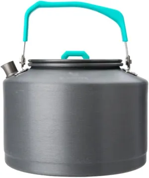 Kettle for Stove top 1.5L Camping Kettle Aluminium Tea Kettle Outdoor Tea Coffee Pot Portable Water Kettle with Handle for Hiking Picnic Kitchen Supplies Teapots (One Color 1.5L/50.7OZ)