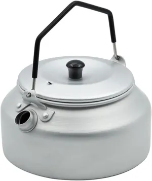 Kettle for Stove top Portable 0.9 Liter Aluminum Alloy Camping Kettle Retro Coffee Pot Camp Tea Pot Ideal for Bushcraft and Outdoor Campfire Use Kitchen Supplies Teapots (One Color 0.9L/30.4OZ)