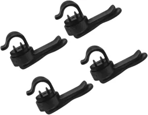 KICHOUSE Water Tube Clips for Backpack 4 Pack Magnetic Locking Clips for Hydration Pack Easy to Attach for Outdoor Activities Durable Abs Material