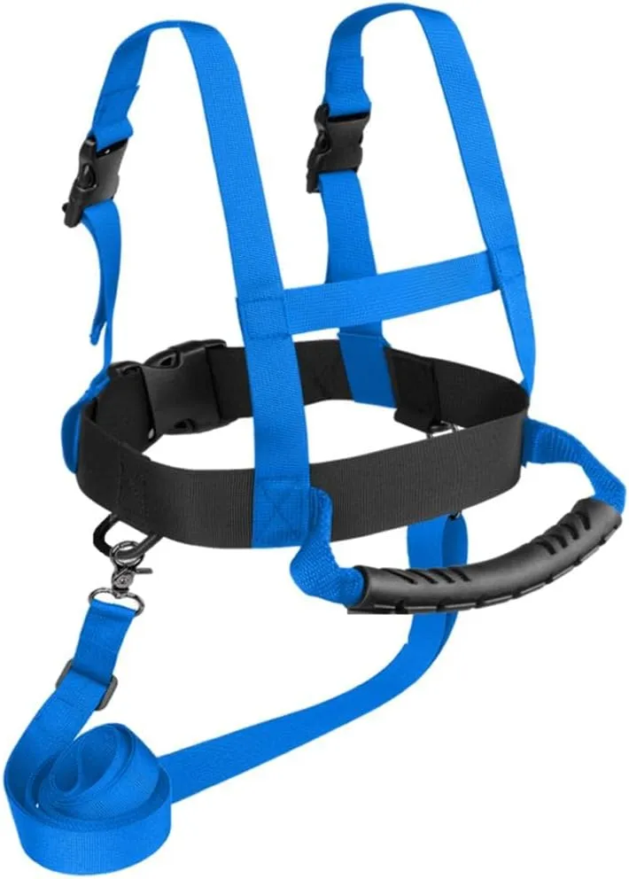 Kids Ski Harness Snowboard Harness with Long Ski Leash Roller Harness for Skating, Skateboarding, Snowboard