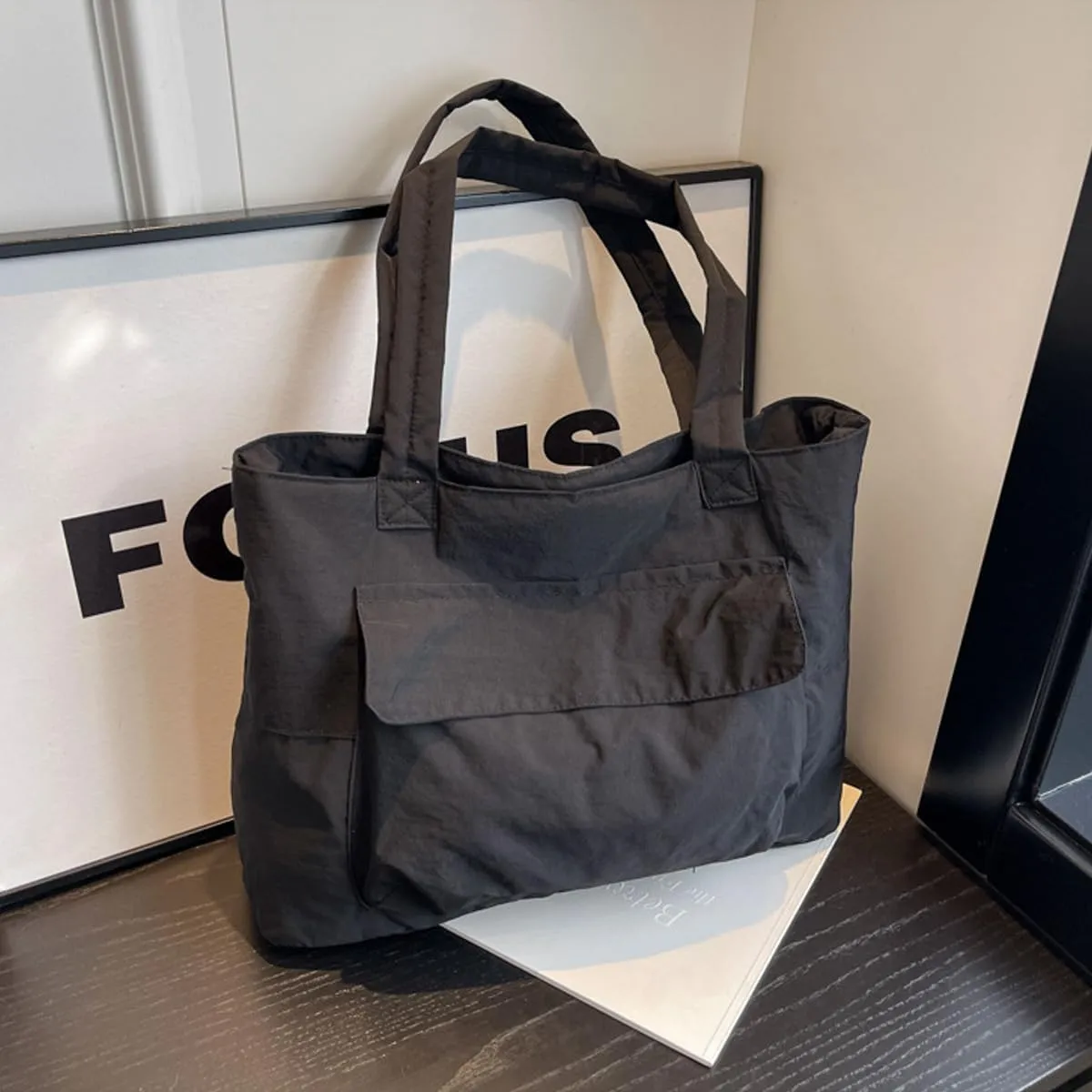 Korean version Japanese women's handbag Women's casual high-capacity commuting nylon shoulder bag