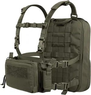 KRYDEX Tactical Expandable Backpack Molle and Tactical Chest Rig Combo RG