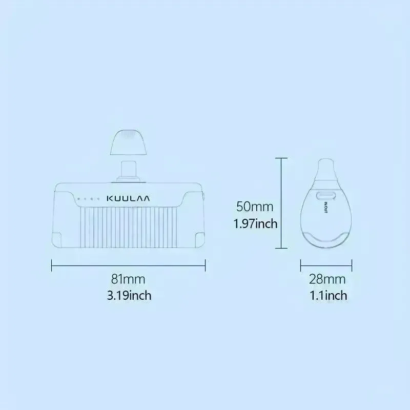 KUULAA Type-C Mini Power Bank (4500mAh)