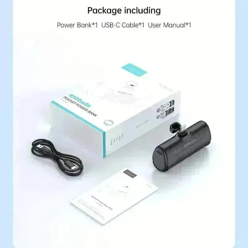 KUULAA Type-C Mini Power Bank (4500mAh)