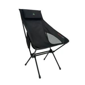 KZM Schwyz high Lightweight chair - Black