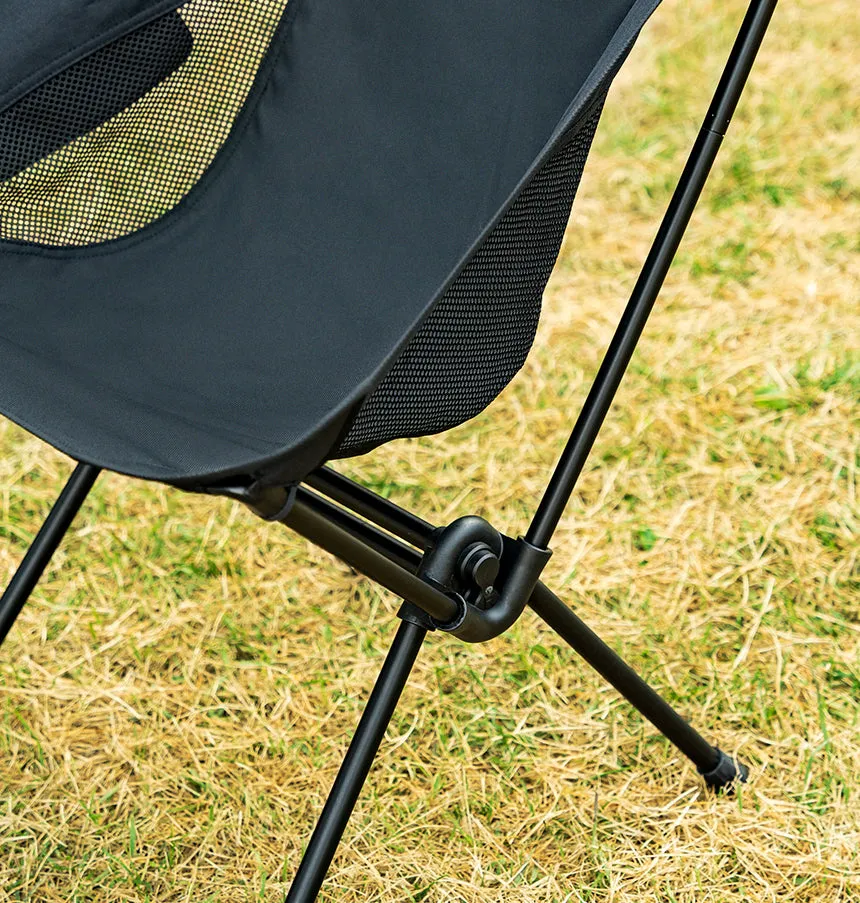 KZM Schwyz high Lightweight chair - Black