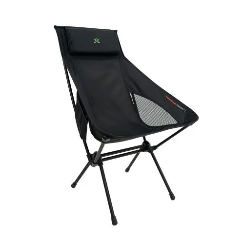 KZM Schwyz high Lightweight chair - Black