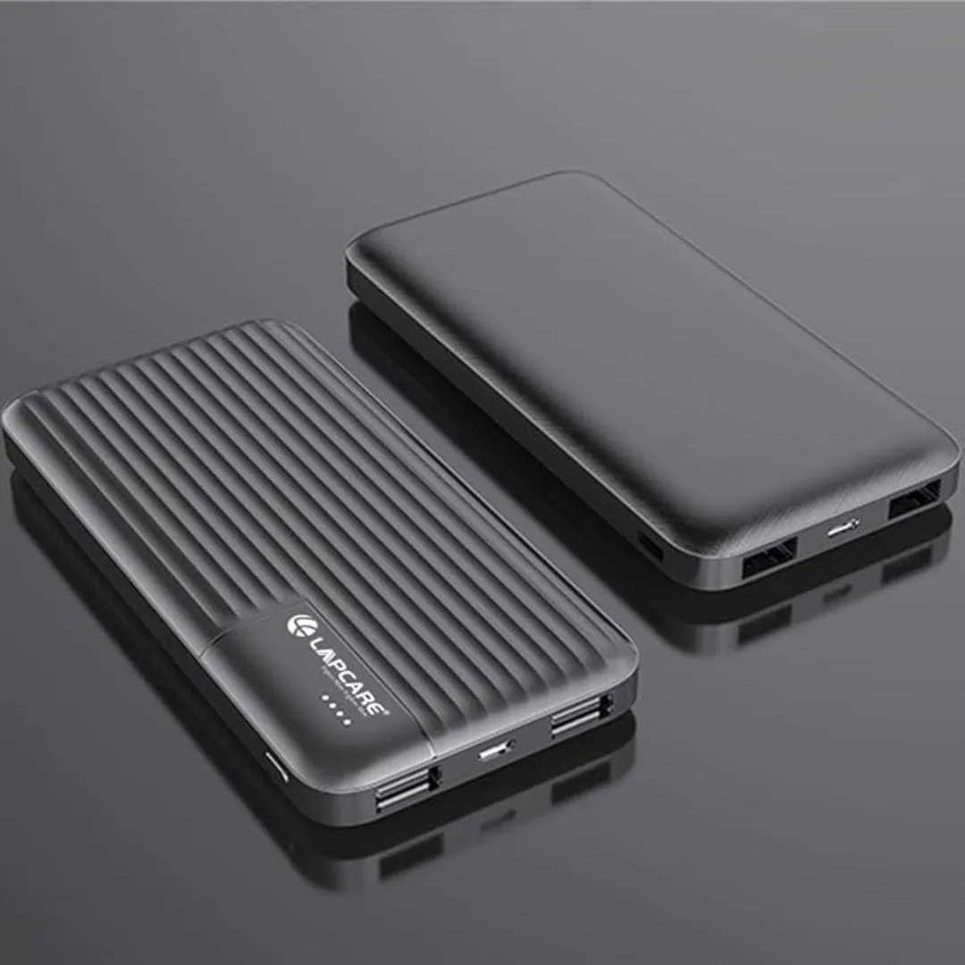 LAPCARE Smart Tank III 10000Mah Fast Charging Power Bank (Black)