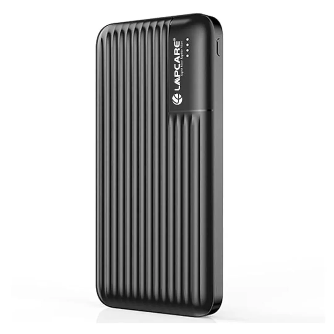 LAPCARE Smart Tank III 10000Mah Fast Charging Power Bank (Black)