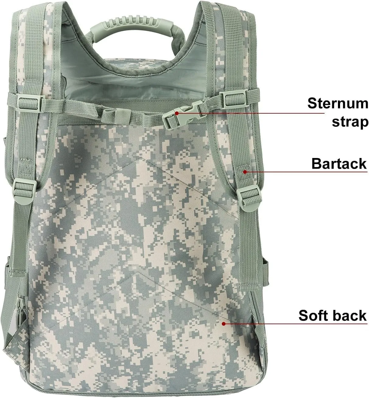 Large 3 Day Expandable 39L-64L Backpack Military Tactical Hiking Camping Daypack