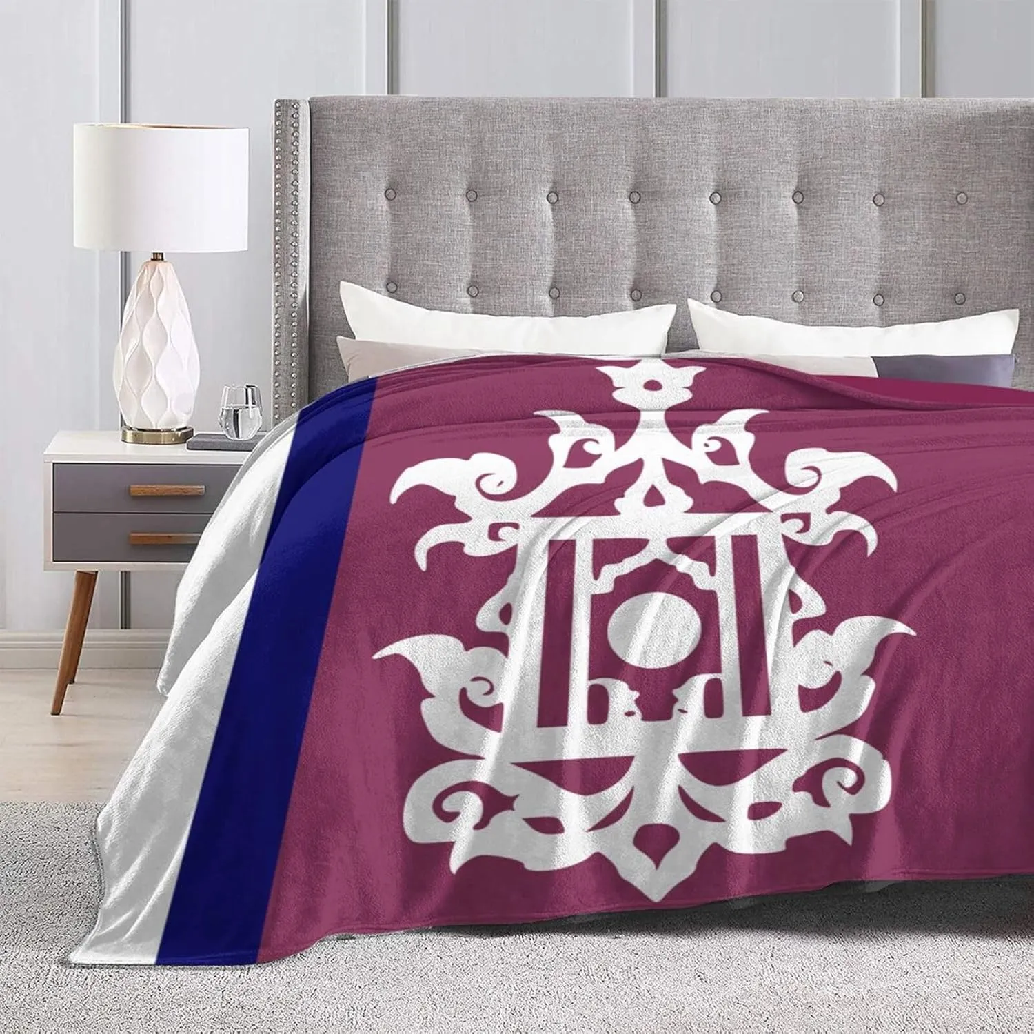 Late 19th Century Flag of Sulu Throw Blanket for Couch 40"x30" Cozy Soft Sofa Chair Bed Throw Blankets Flannel Blanket